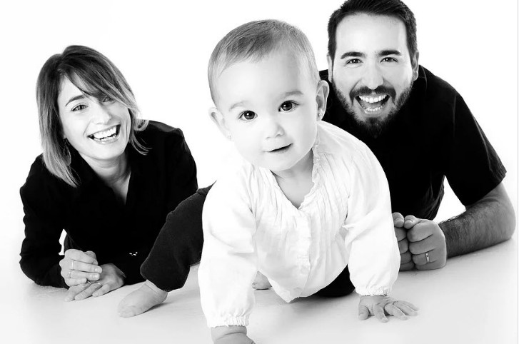 familybaby blackwhite