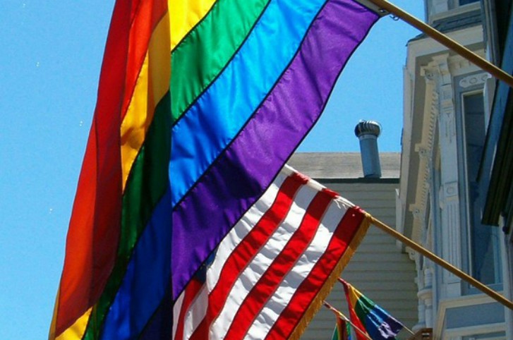 rainbow flag american