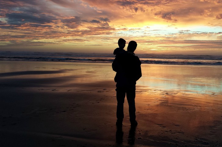 fatherchild sunset